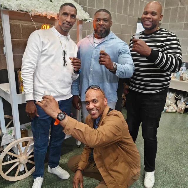 The Rumfest guys: fltr: Akil, Curtwin, Kurtwin, and Angelo